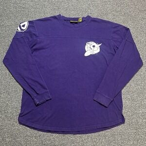 Hanna Barbera Purple Yogi Bear Long Sleeve Tee Size L Vintage Style